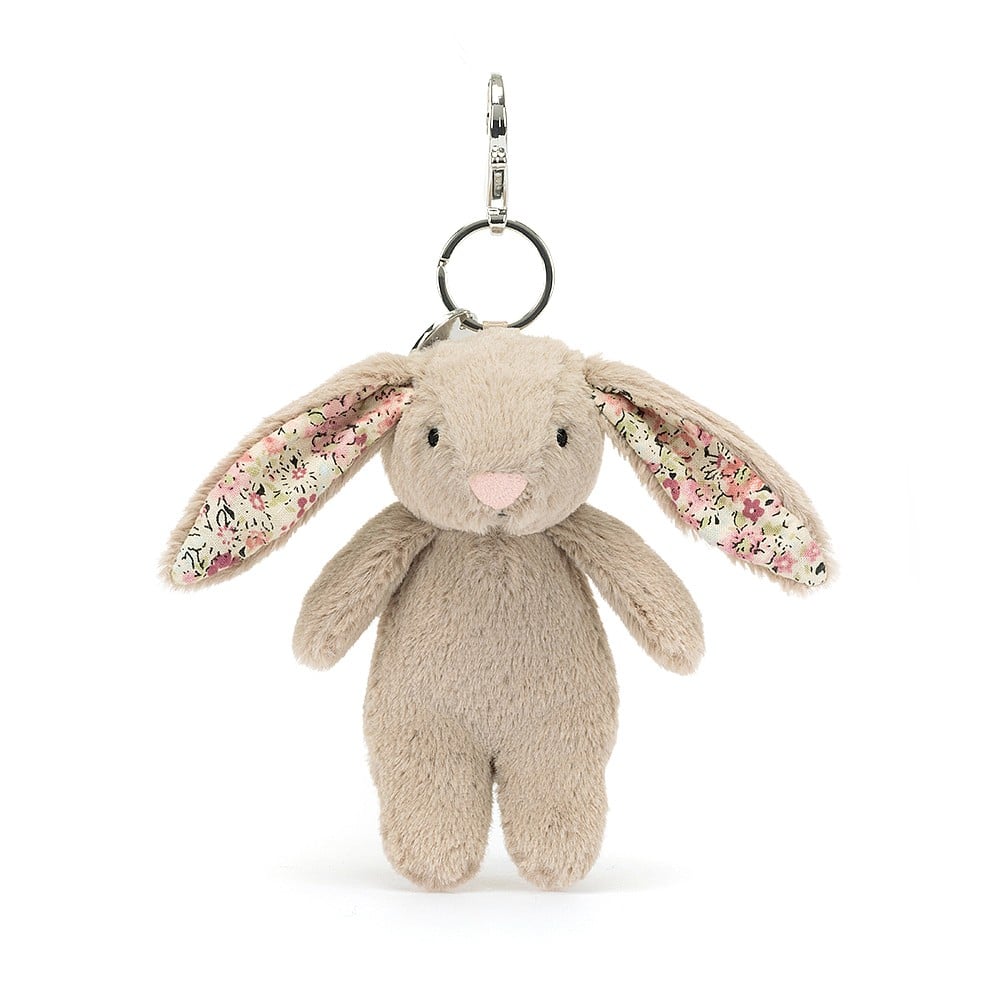 BLOSSOM Beige Bunny Bag Charm | JellyCat