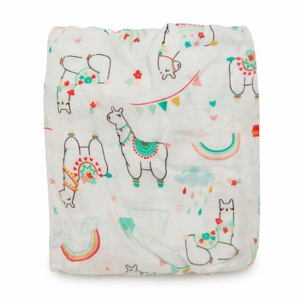 Luxe Fitted Crib Sheet Llama LouLou Lollipop