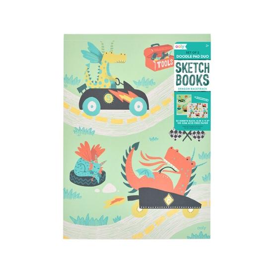 Ooly Space Critters Doodle Pad Duo Sketchbook (Set of 2)