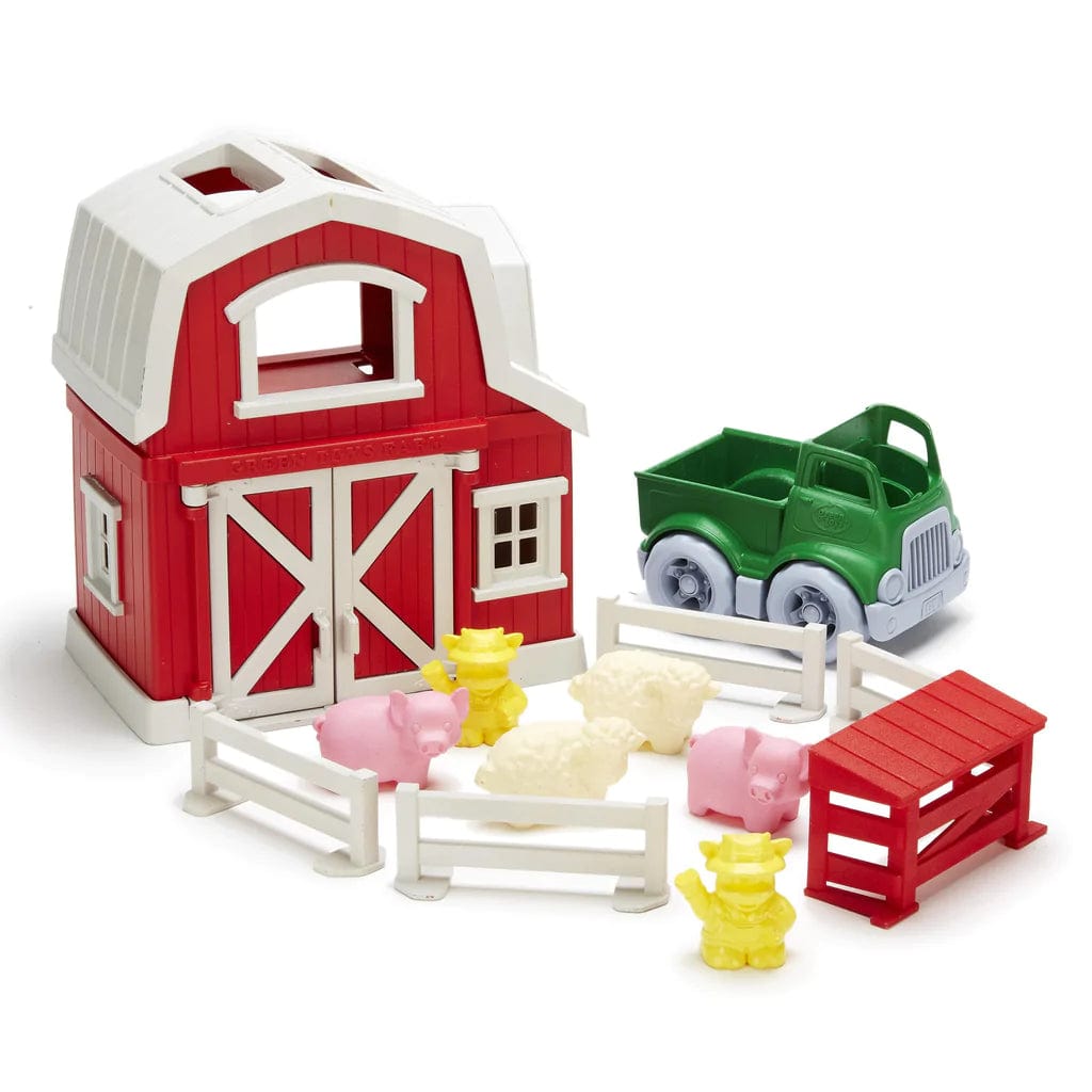 Green toys store pick up truck