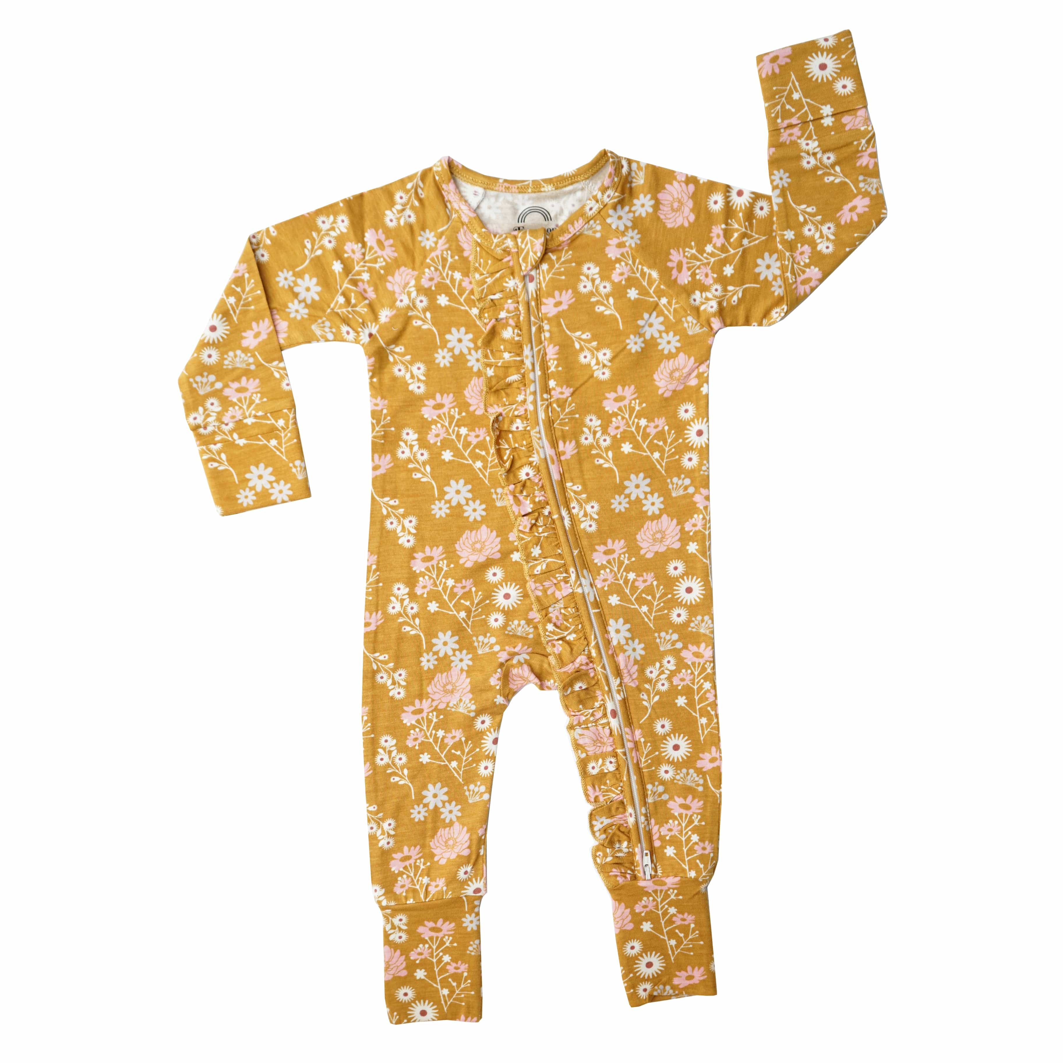 Fall Floral Bamboo Baby Pajama