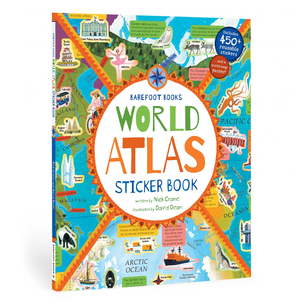 Reusable Hardcover Sticker Book With Peel Back Pages 