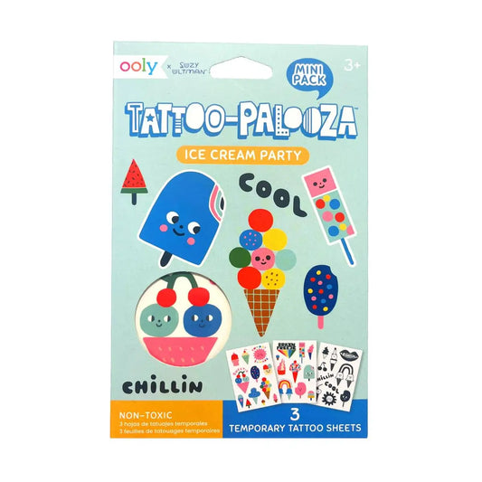 Mini Tattoo Palooza Temporary Tats X Suzy - Ice Cream Party