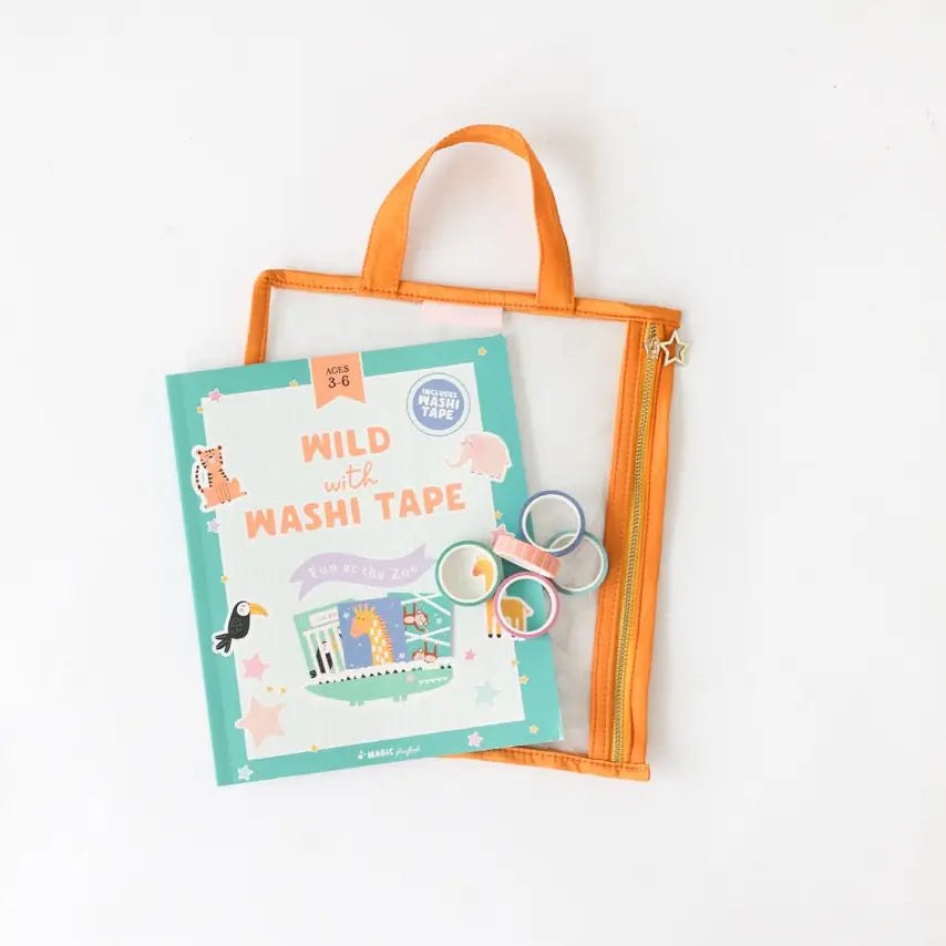 Wild with Washi Tape Activity Kit - Fun At the Zoo