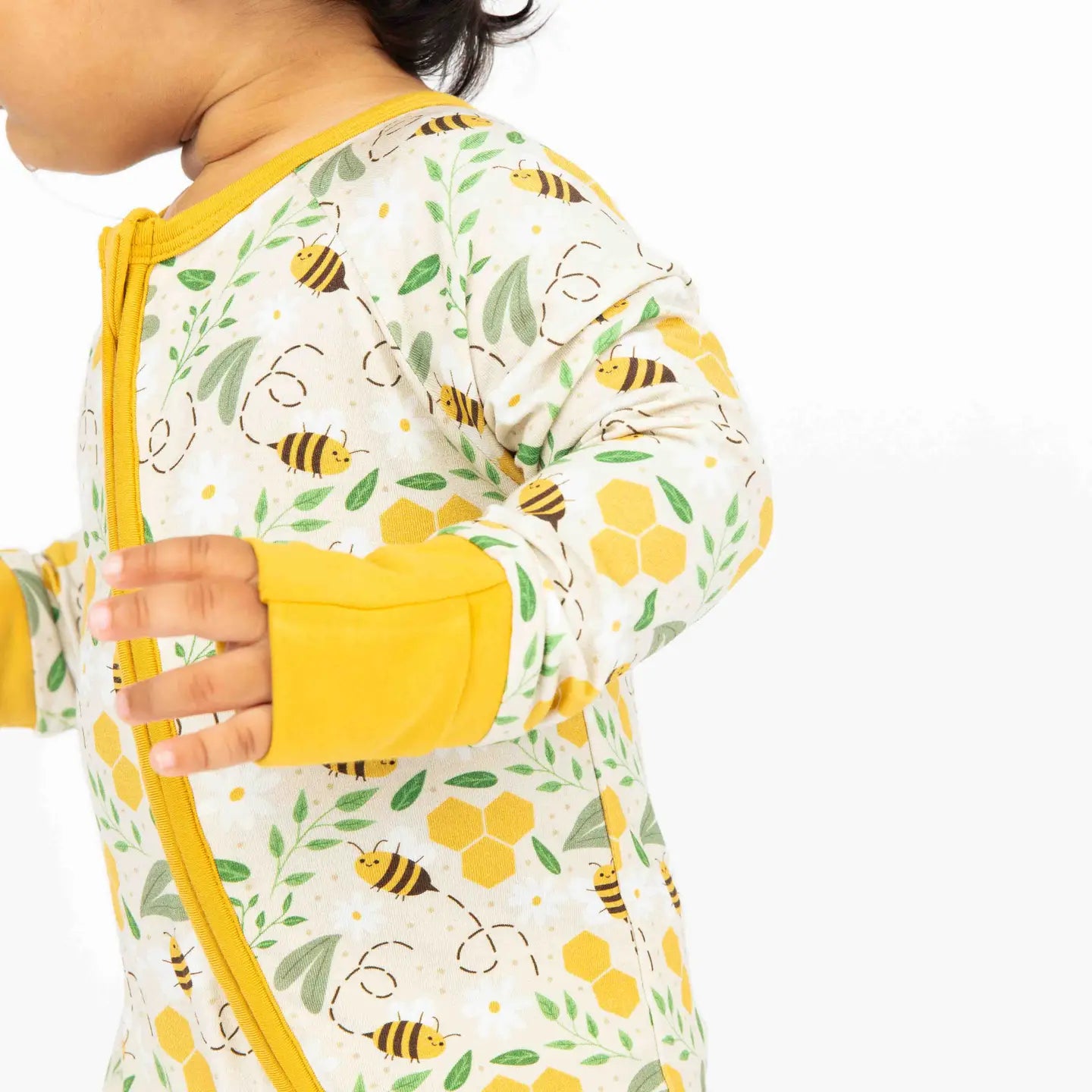 Bee Bamboo Convertible Baby Pajamas