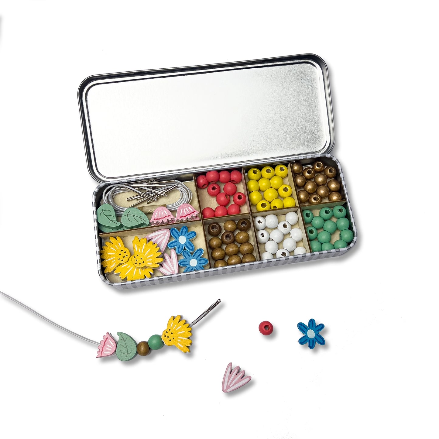 Wildflower Bracelet Bead Kit (In Tin)