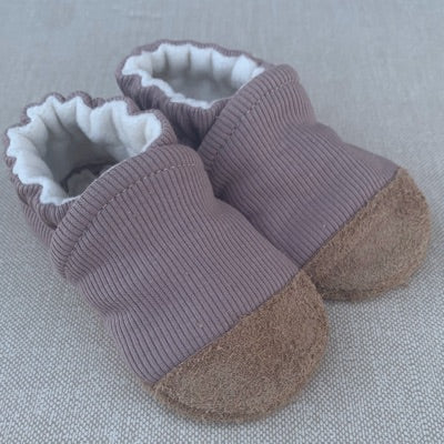 Ribbed Petal Organic Slippers