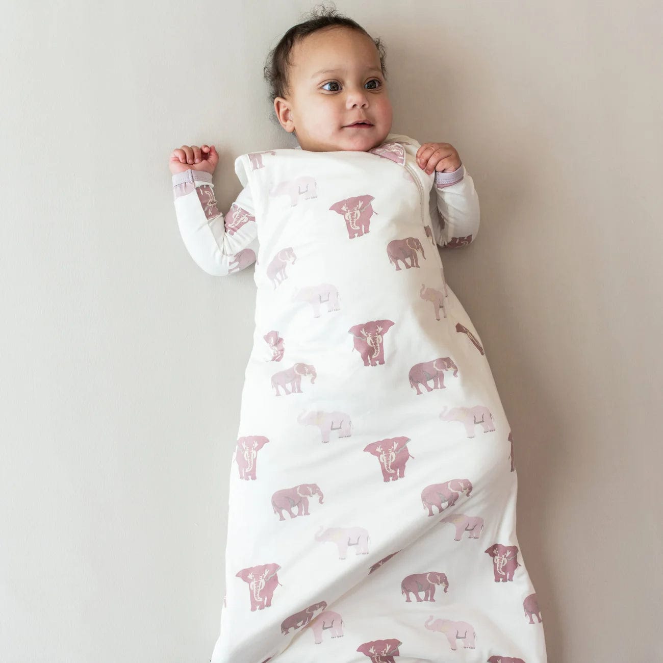 1.0 Sleep Bag in Elephant Kyte Baby Lil Tulips