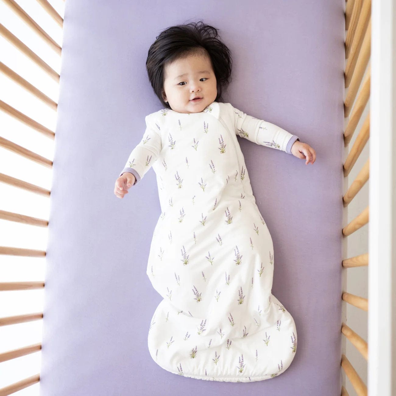 1.0 Sleep Bag in Lavender Kyte Baby Lil Tulips