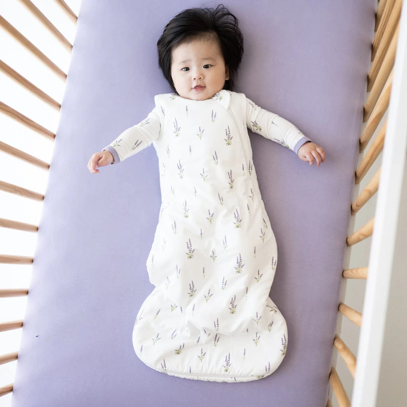 1.0 Sleep Bag in Lavender Kyte Baby Lil Tulips