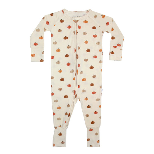 Pumpkins Zip Romper