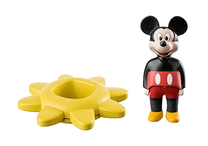 1.2.3 & Disney: Mickey's Spinning Sun with Rattle Feature 71321 Playmobil Toys Lil Tulips