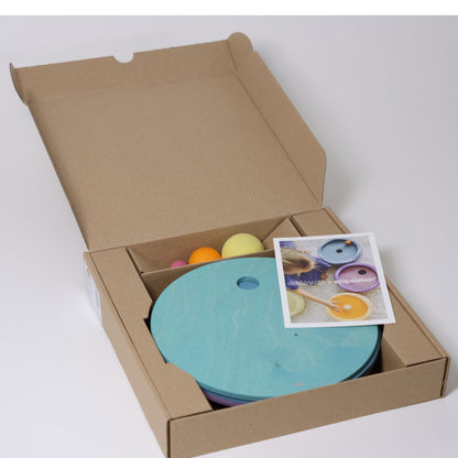 GRIMM’S x Stapelstein® Rolling Discs Cool Pastel