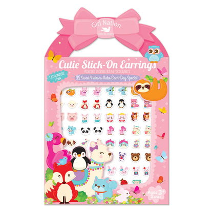 Cutie Stick-On Earrings | Animal Friends