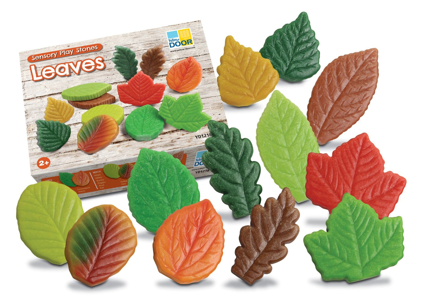 Leaves Sensory Play Stones