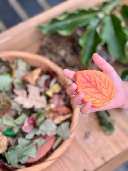 Leaves Sensory Play Stones