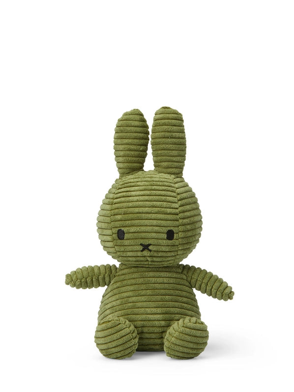 Plush Corduroy Miffy Sitting - Olive Green - 9"