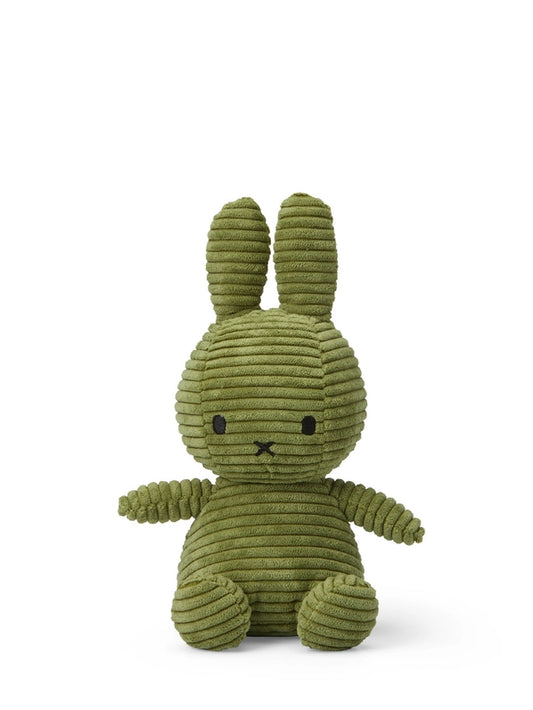 Plush Corduroy Miffy Sitting - Olive Green - 9"