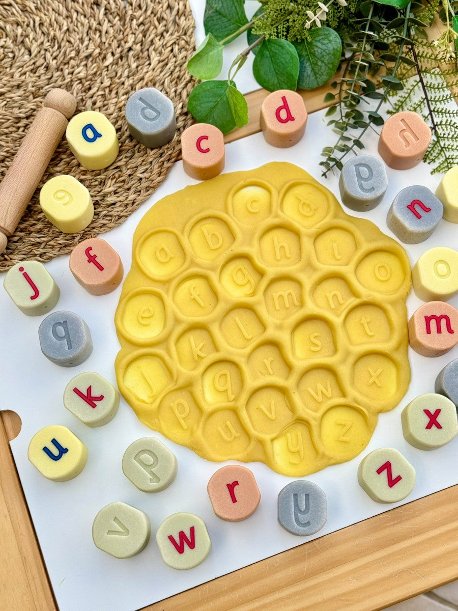 Lowercase Alphabet Stamping Stones