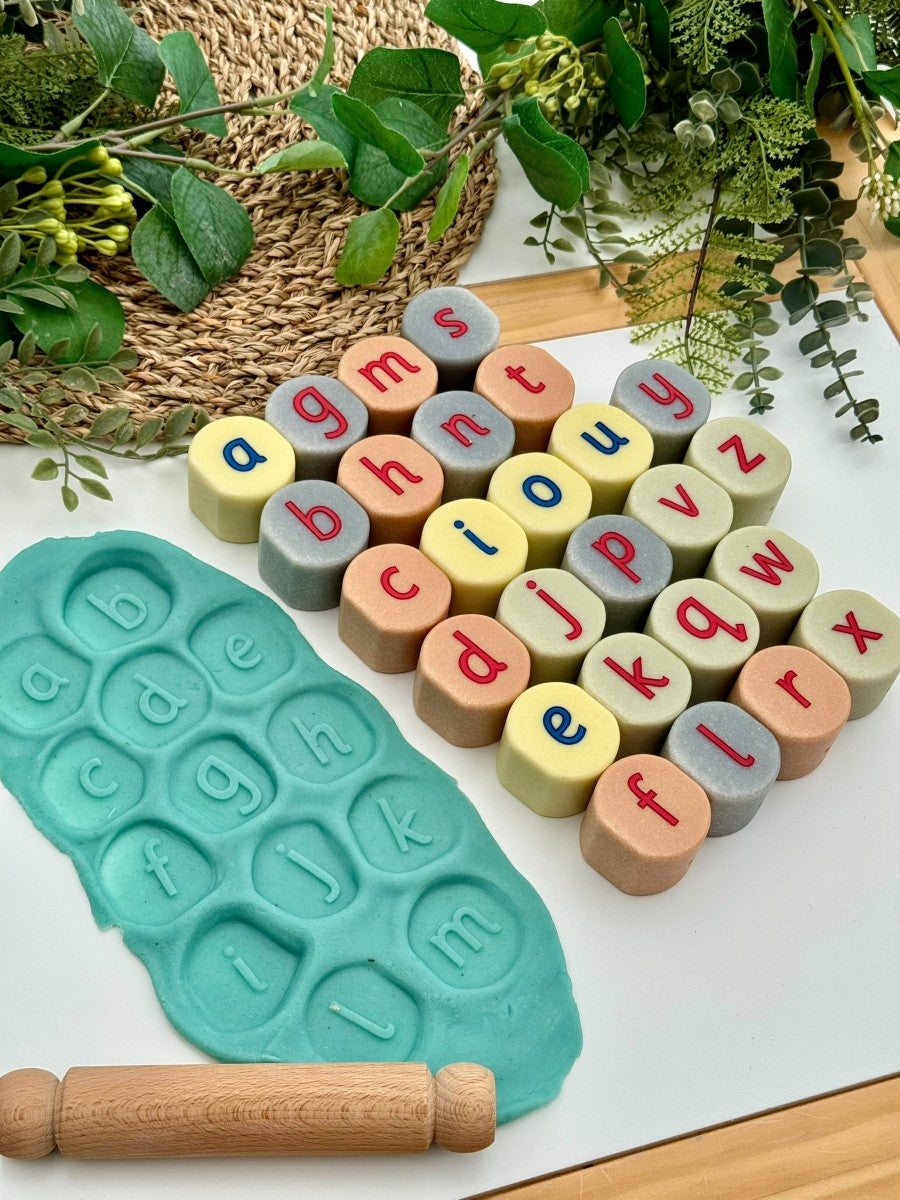 Lowercase Alphabet Stamping Stones