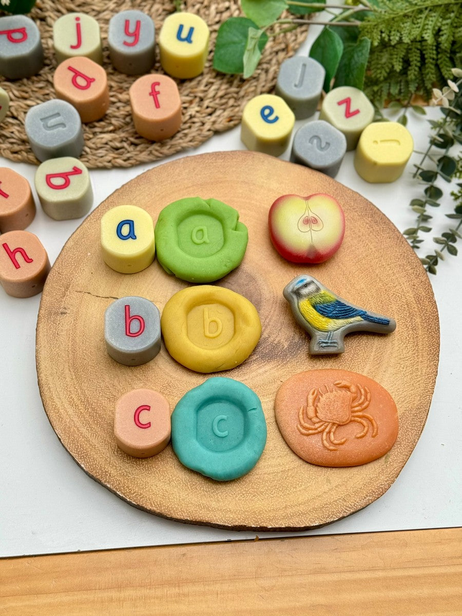 Lowercase Alphabet Stamping Stones