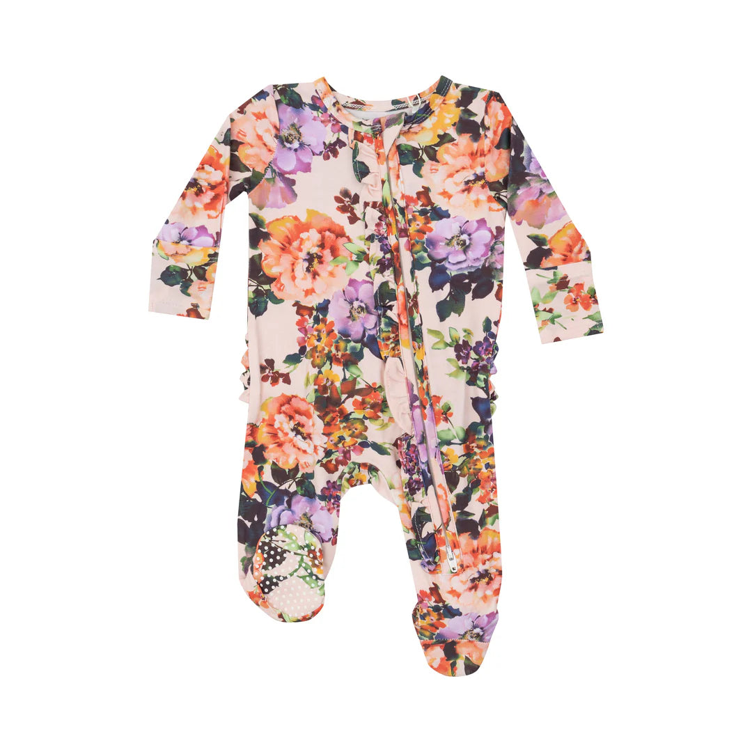 Autumn Rose - 2 Way Zipper Footie