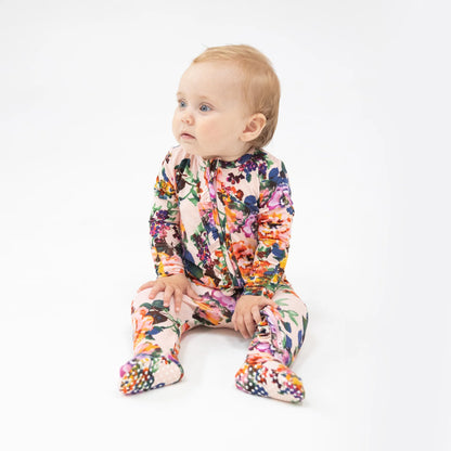 Autumn Rose - 2 Way Zipper Footie