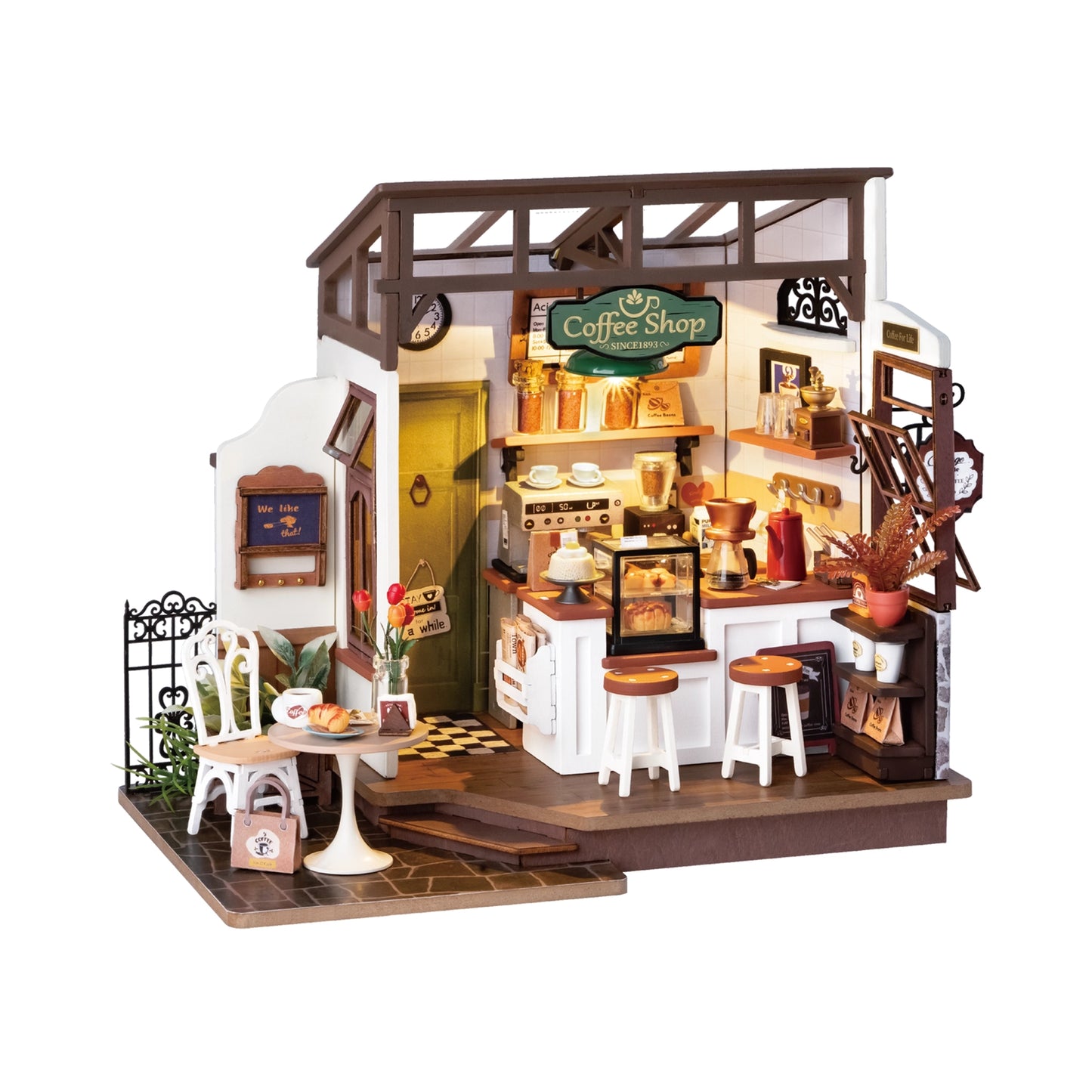 Diy Miniature House Kit: No. 17 Café