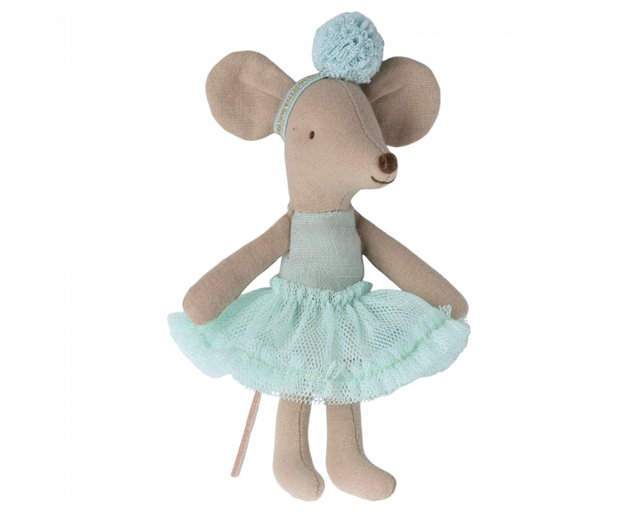 Ballerina Mouse, Little Sister - Light Mint