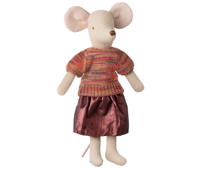 Skirt and knitted blouse, Mum mouse