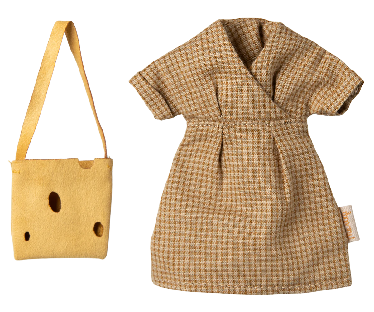 Dress and bag, Mum mouse