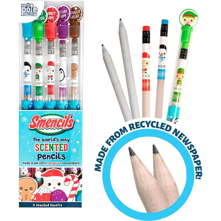 Holiday Smencils - Scented Pencil Set Stocking Stuffers