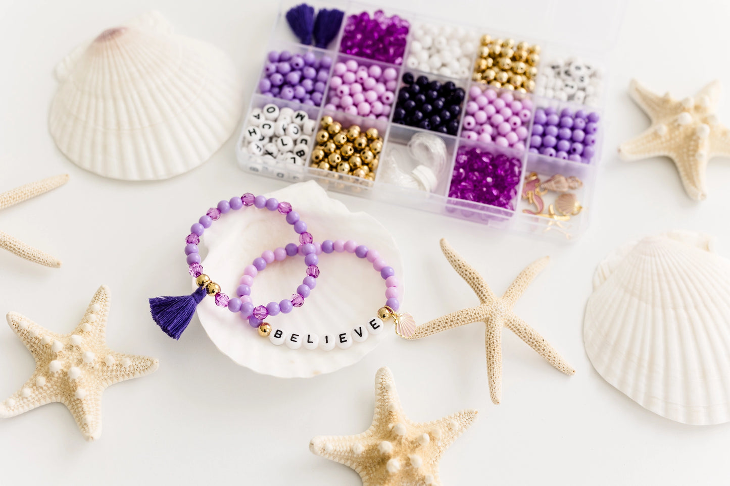 Mermaid At Heart Diy Stretchy Bracelet Craft Kit