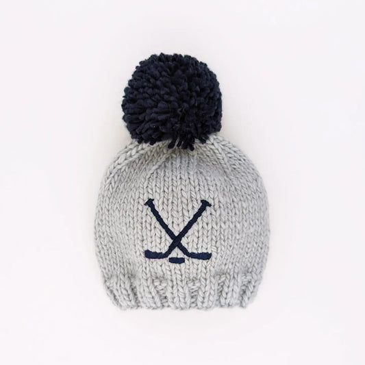 Hockey Beanie Hat Ice Grey Baby & Kids