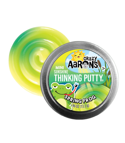 Mini Spring Frog - 2" Thinking Putty Tin