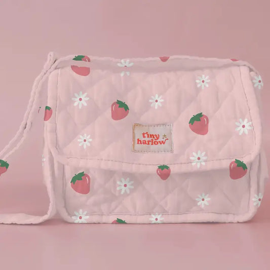 Tiny Tummies Diaper Bag - Strawberry Picnic - Tiny Harlow