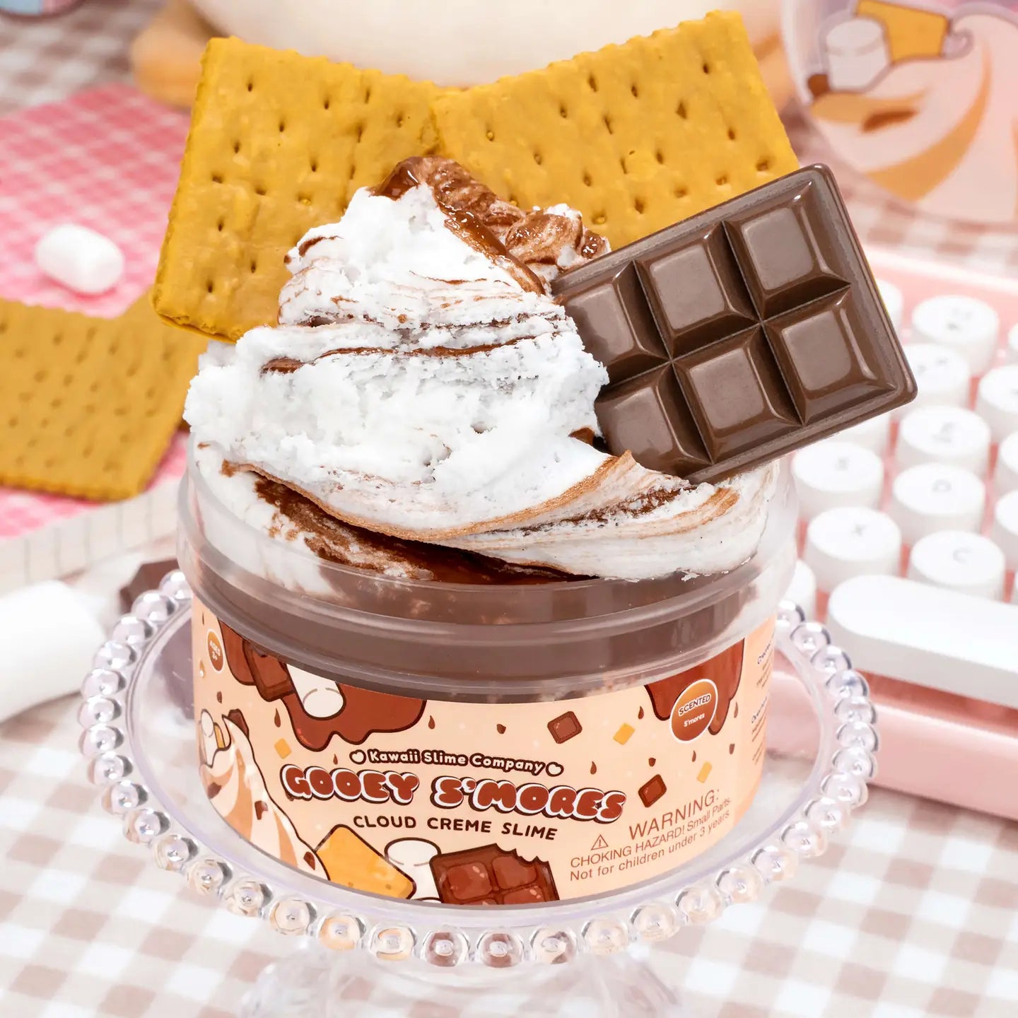 Gooey S'mores Cloud Creme Slime