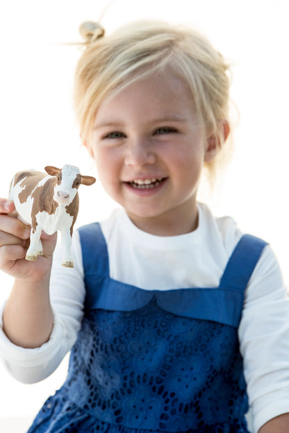 Simmental Cow Farm Animal Toy