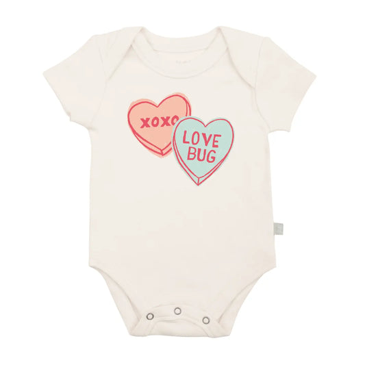 Graphic Bodysuit | Love Bug Candy Hearts