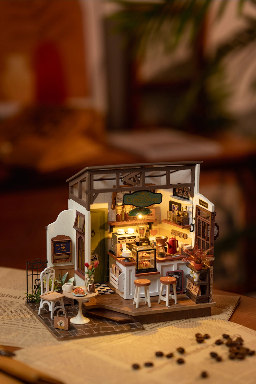 Diy Miniature House Kit: No. 17 Café