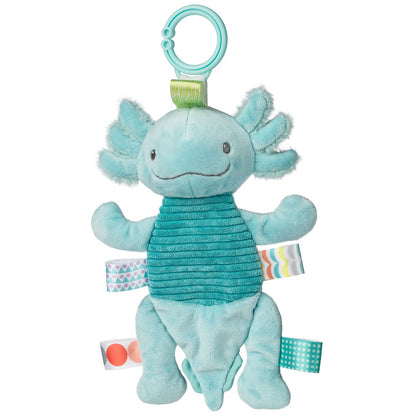 Taggies Fizzy Axolotl Crinkie - Aqua