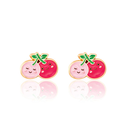 I Cherry-Ish You Cutie Stud Earrings