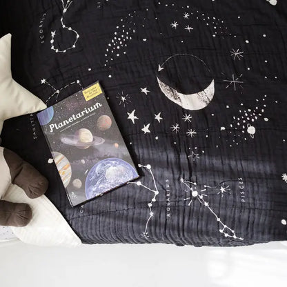 Large Astrology Throw Blanket