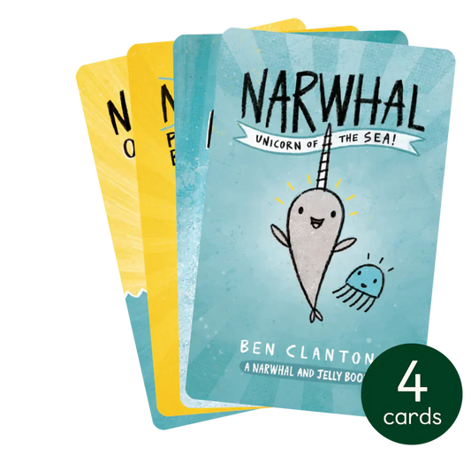 The Narwhal and the Jelly Collection - 4 Audiobook Cards