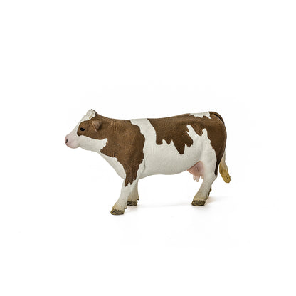 Simmental Cow Farm Animal Toy