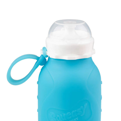 Blue Squeasy Silicone Pouch