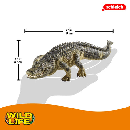 Alligator Figurine with Movable Jaw Toy