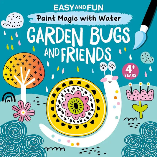 Painting Book - Paint Magic with Water: Garden Bugs