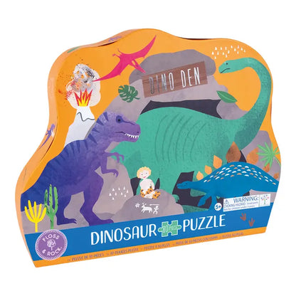 Dino 80pc Diplodocus Shaped Jigsaw with Shaped Box