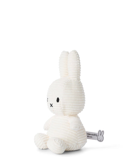 Plush Corduroy Miffy Sitting - Offwhite - 9"